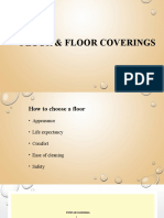 Floor and Floor Covering Unit 3