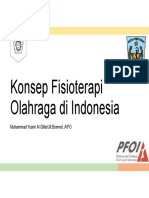 Konsep Fisioterapi Olahraga Di Indonesia: Muhammad Yusrin Al Gifari, M.Biomed.,AIFO