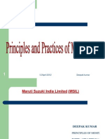 Principles and Practices of Management (Deepak Presentation)