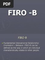 Free Firo B Questionnaire