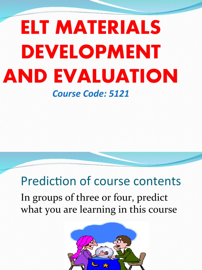 Lecture 1 PDF English As A Second Or Foreign Language Evaluation