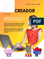 Mini Creador: Aprende a programar videojuegos (5-7 años