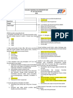 Evaluasi Mandatory BAP (Jawaban)