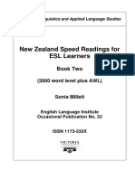 New Zealand Speed Readings For ESL Learners: Book Two