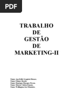 Trabalho de Gestão De Marketing-II