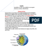 Lipids: Lipoproteins