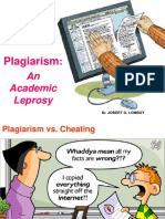 Plagiarism: An Academic Leprosy