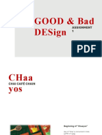 Good & Bad Design: Assignment 1