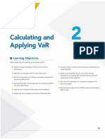 Calculating and Applying Var: Learning Objectives