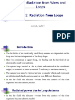 Radiation From Loops: Doece, Svnit