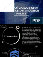 Sdo San Carlos City Digitization Program Policy