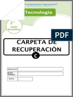 Carpeta de Recuepracion 2 Grado