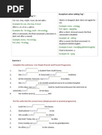 Present Tenses and Articles Lesson - Pre-Intermediate