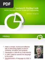 Lecture 8: Verilog Code: EE533: Network Processor Design and Programming