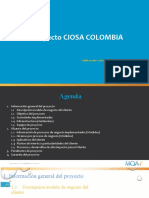 Proyecto Ciosa Colombia: Salida en Vivo 2 de Enero 2023