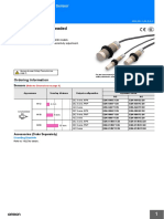 General-Purpose Threaded Capacitive Sensor: Ordering Information