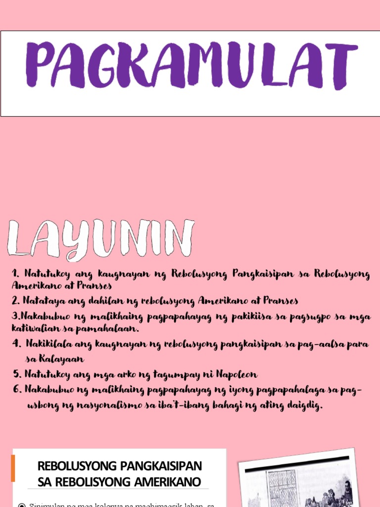 Topic 4 rebolusyong amerikano at pranses pdf