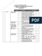 Indikator Soal Aspd Matematika