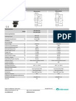 Dimensions Dimensions: DC Standard Inductive Proximity Sensors