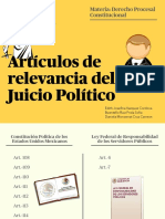 Artículos de Relevancia Del Juicio Político: Materia: Derecho Procesal Constitucional