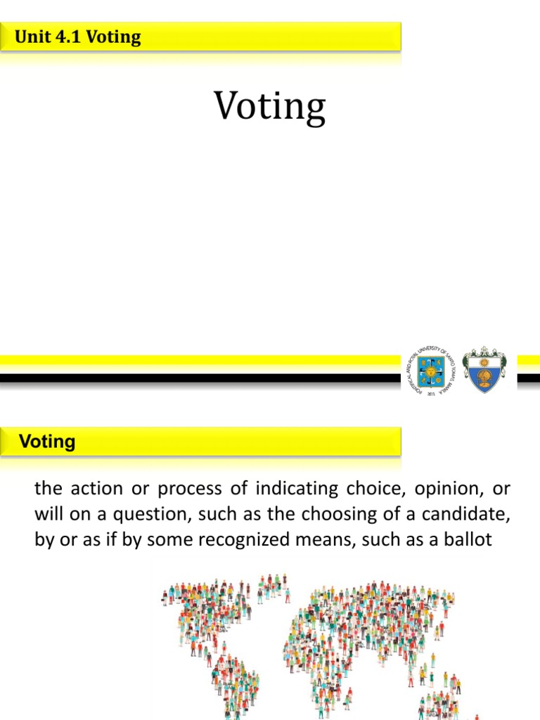 4.1 Voting | PDF | Voting | Two Round System