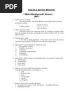 Download Design of Machine Elements 2 Marks- 5 Units by Arjun Arumugaswamy SN63908820 doc pdf