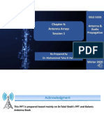 Antenna Arrays Session 1: EELE 5333 Antenna & Radio Propagation
