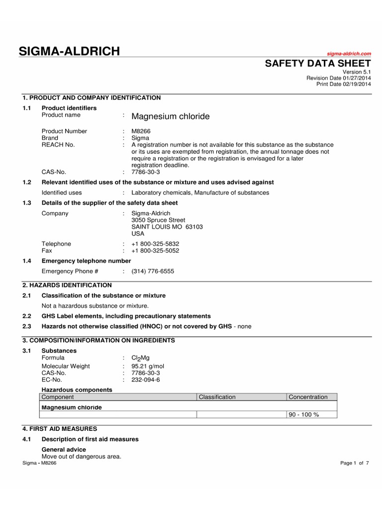 MSDS | PDF