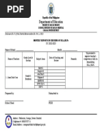 Monthly DLL Checking Report