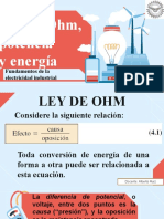 Ley de Ohm, Potencia y Energía: Fundamentos de La Electricidad Industrial