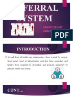 Referral System: Presented by Sheetal Sharma