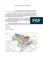 Entry permission to Mega Mall for academic thesis on reuse of dead malls