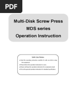 MDS Operation Manual