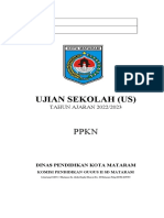 Ujian Sekolah (Us) : TAHUN AJARAN 2022/2023