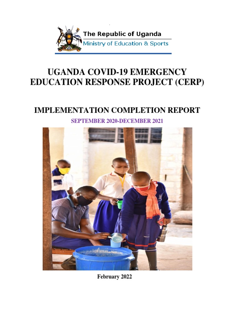 Uganda Covid 19 Emergency Education Response Project Cerp Pdf