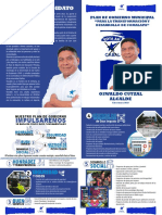 Nuestro Candidato: Plan de Gobierno Municipal Plan de Gobierno Municipal