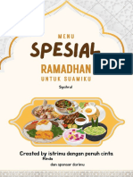 Menu Ramadhan for You ?