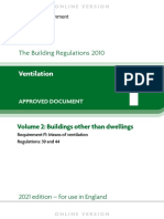 Ventilation: The Building Regulations 2010
