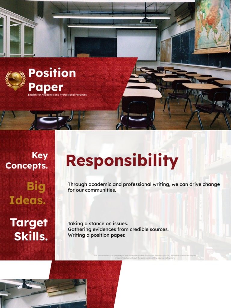 EAP - Position Paper | PDF | Evidence | Argument