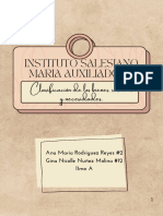 Instituto Salesiano Maria Auxiliadora: Clasificación de Los Bienes, Servicios y Necesidades