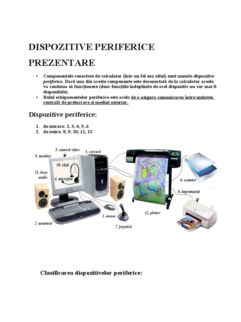 Dispozitive Periferice | PDF