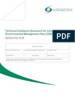 Technical Guidance Document for Construction Environmental Management Plan (CEMP)