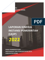 Laporan Kinerja Instansi Pemerintah (Lkjip) : DPMPD Kabupaten Kediri
