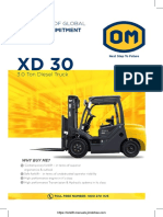 OM XD30 Diesel Forklift Brochure