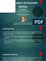 Fabrication of Acoustic Sensor Using PVDF