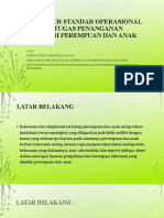 Prosedur Standar Operasional Satuan Tugas Penanganan Masalah Perempuan