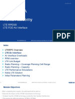 Nokia Academy RA4120-60A: Lte Rpess LTE FDD Air Interface