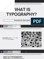 Typography Report
