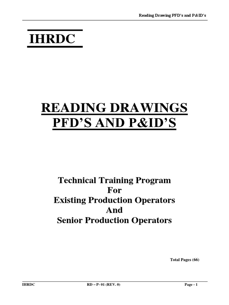 PFD and P&ID Reading Training Guide | PDF | Valve | Instrumentation
