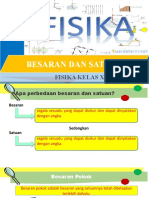 Besaran Dan Satuan: Fisika Kelas X TBSM